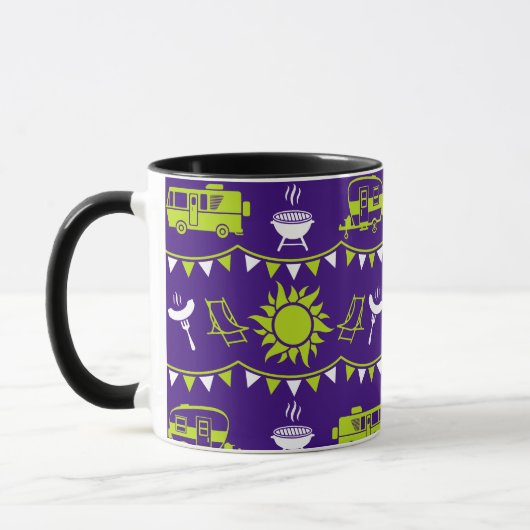 Mug Décoration de camping-caravane (Gauche)