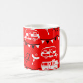 Mug Décoration de camping-caravane (Devant droit)