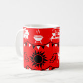 Mug Décoration de camping-caravane (Devant gauche)
