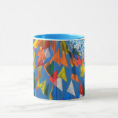 Mug Décoration de drapeau triangulaire (Centre)
