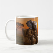 Mug Décoration de maison éléphant excentrique (Gauche)