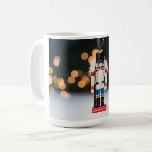 Mug Décoration de noël classique casse-noisette de Sli (Devant gauche)