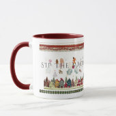 Mug Décoration de Noël Classique Festive Joyeuse (Gauche)