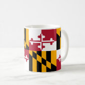 Mug Décoration du drapeau de l'État du Maryland (Devant droit)