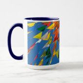 Mug Décoration du drapeau triangulaire (Gauche)