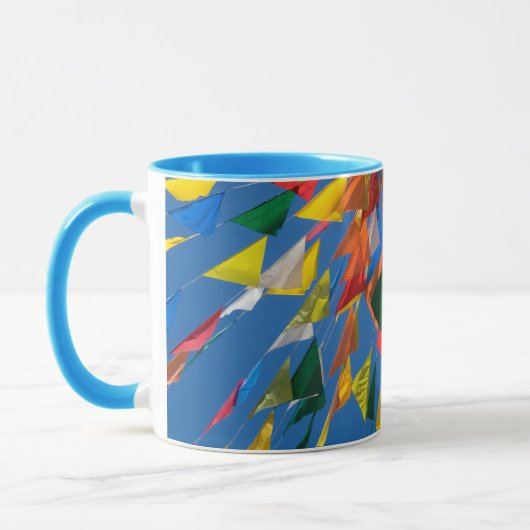 Mug Décoration du drapeau triangulaire (Gauche)