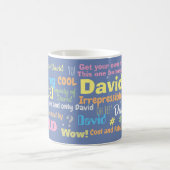 Mug Décoration du nom du propriétaire (Centre)