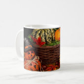 Mug Décoration florale d'automne (Devant gauche)