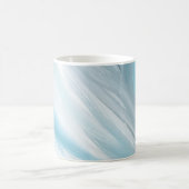 Mug décoration moderne timide bleue (Centre)
