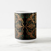 Mug Décoration Motif en bronze vert (Centre)