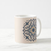 Mug Décorations andalouses marocaines, Mandala-Motif (Devant droit)