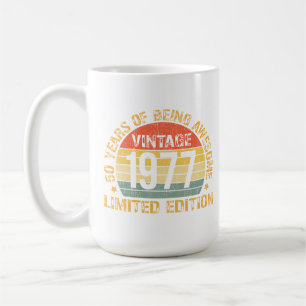 Mug Décorations d'anniversaire 50 ans Vintage Hommes 5