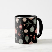 Mug Décorations de Noël (Devant droit)