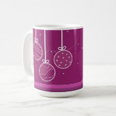 Mug Décorations de Noël festives (Devant gauche)