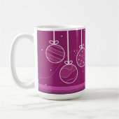 Mug Décorations de Noël festives (Gauche)