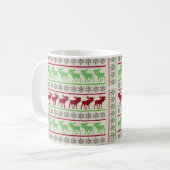 MUG DÉCORATIONS DE NOËL RENNE (Devant gauche)