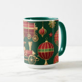 mug décorations de noël steampunk (Devant droit)
