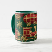 mug décorations de noël steampunk (Devant gauche)