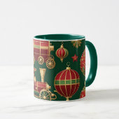 mug décorations de noël steampunk (Devant droit)