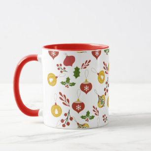 Mug Décorations de Noël Verdure festive