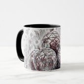 Mug Décorations de Noël vintage (Devant gauche)