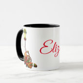 Mug Décorations de Noël vintage (Devant gauche)