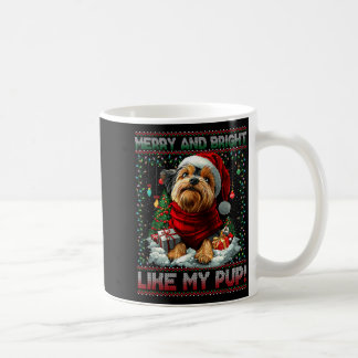 Mug Décorations de sapin de Noël pour chien Terrier du