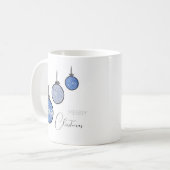 Mug décorations de sapin de Nouvel An (Devant gauche)