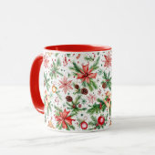 Mug Décorations festives Noël (Devant gauche)