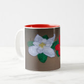Mug - Décorations Poinsettia (Devant gauche)