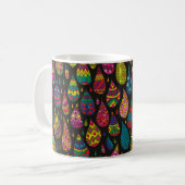 Mug Decorative patterned drops seamless background. Br (Devant gauche)