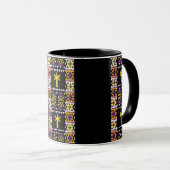 Mug Décoré avec broderie (Devant droit)