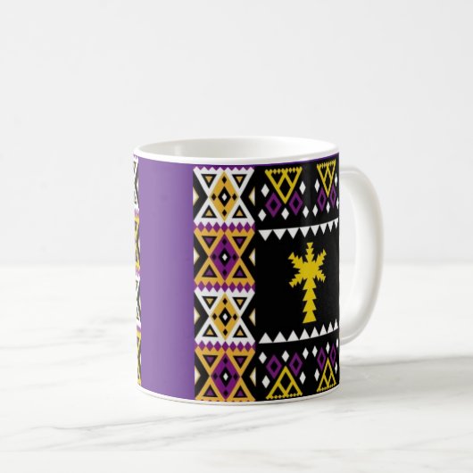 Mug Décoré avec broderie (Devant droit)