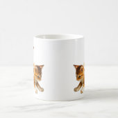 Mug décoré chatons qui jouent. (Centre)