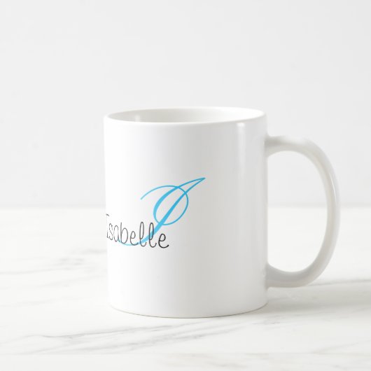 Mug Décoré d'un monogramme (Droite)