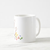 Mug décoré d'un monogramme nommé personnalisé aussi (Devant droit)