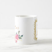 Mug décoré d'un monogramme nommé personnalisé aussi (Centre)