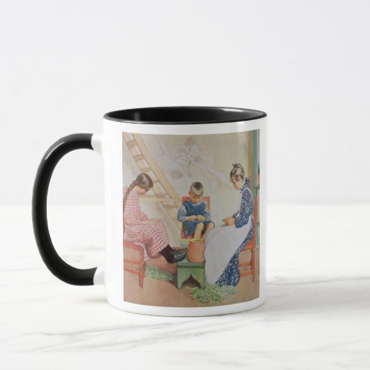 Mug Décorticage des pois, pub. dans "Lasst Licht (Gauche)
