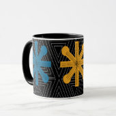 Mug Découpe moderne de Starburst au milieu du siècle (Devant gauche)