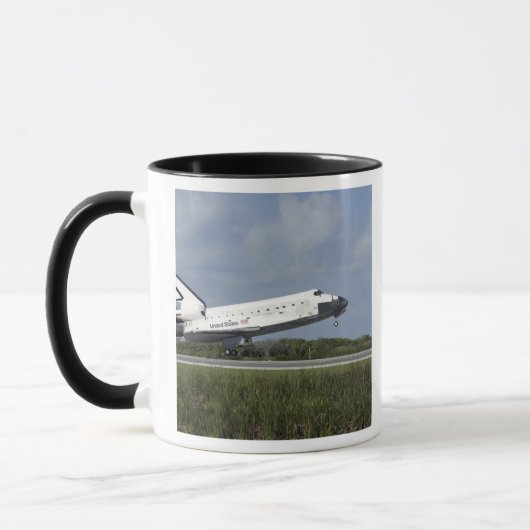 Mug Découverte de la navette spatiale atterrit sur la  (Gauche)