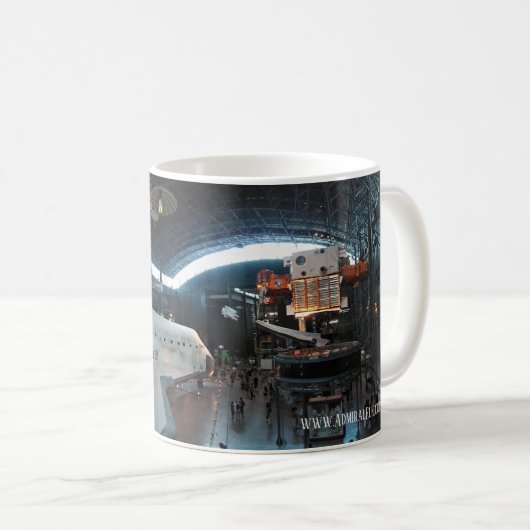 Mug Découverte de navette spatiale (Devant droit)