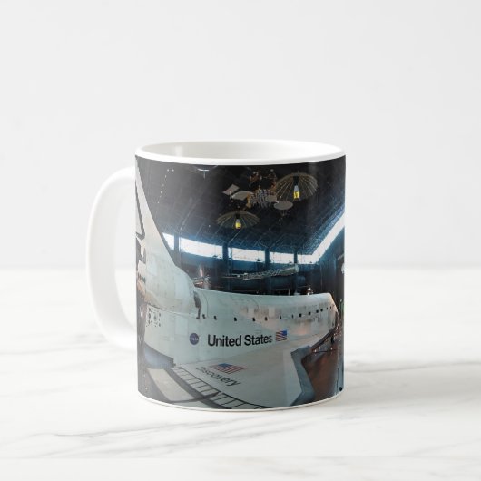 Mug Découverte de navette spatiale (Devant gauche)
