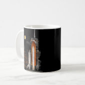 Mug Découverte de navette spatiale et lune (Devant gauche)