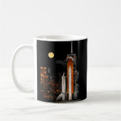 Mug Découverte de navette spatiale et lune (Gauche)