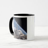 Mug Découverte de navette spatiale rétropassée par la  (Devant gauche)