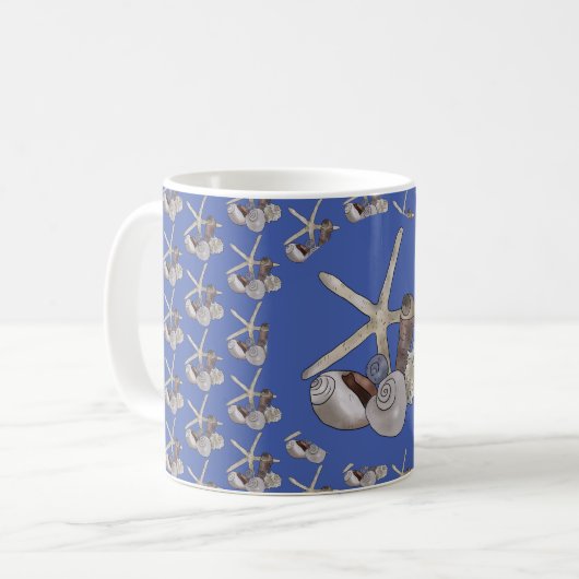 Mug Découverte de plage (Devant gauche)