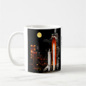 Mug Découverte et Pleine lune de navette spatiale 2009 (Gauche)