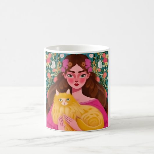 Mug Découvrez la magie de l'amour Féline ! (Centre)