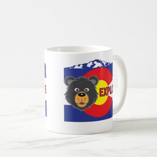 Mug Découvrez le Colorado (Devant droit)