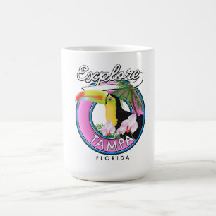 Mug Découvrez le logo rétro de Tampa Floride